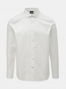 Bílá formální skinny fit košile Burton Menswear London