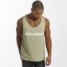 Rocawear / Tank Tops Color Block in khaki - S