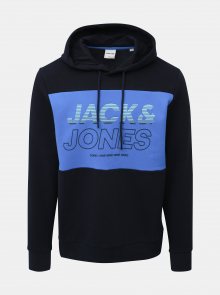 Modrá mikina Jack & Jones Jonah