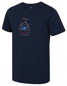 Hannah Pánské triko s krátkým rukávem MONSTER dark denim M