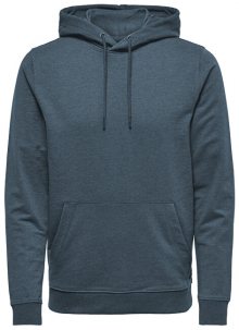 ONLY&SONS Pánská mikina Basic Sweat Hoodie Unbrushed Noos Majolica Blue S