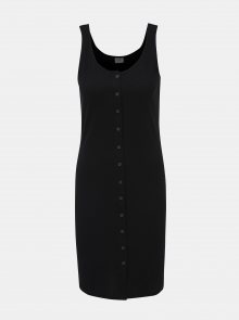 Černé žebrované šaty Jacqueline de Yong Nevada