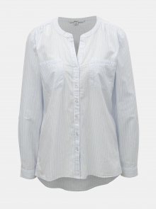Bílá pruhovaná košile ONLY Fmint