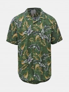 Zelená květovaná regular fit košile ONLY & SONS Thomas