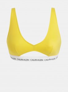 Žlutý dámský horní díl plavek Calvin Klein Underwear