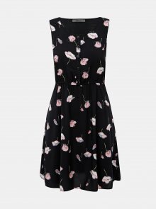 Černé květované šaty Haily´s Lia