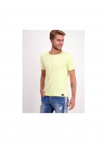 Žluté basic tričko s nášivkou Shine Original