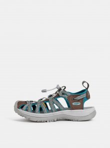 Hnědo-modré dámské sandály Keen Whisper