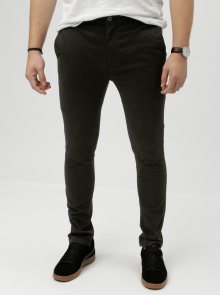 Černé super skinny chino kalhoty Burton Menswear London