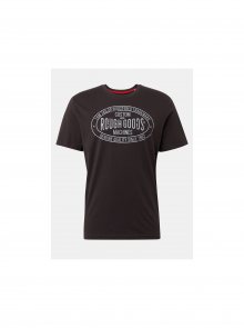 Tmavě šedé pánské tričko s potiskem Tom Tailor