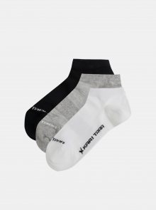 Sada tří ponožek v bílé, šedé a černé barvě Kari Traa Tafis