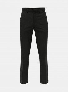 Černé kostkované tailored fit kalhoty Burton Menswear London