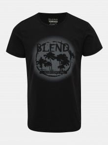Černé tričko s potiskem Blend