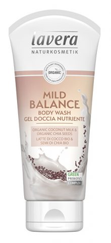 Lavera Sprchový a koupelový gel Mild Balance Bio kokosové mléko a Bio chia semínka (Body Wash Gel) 200 ml