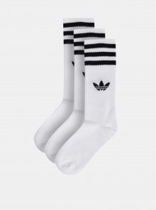 Sada tří párů bílých ponožek adidas Originals