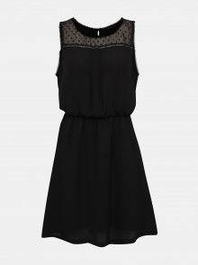 Černé šaty s ozdobnými detaily ONLY Cherry