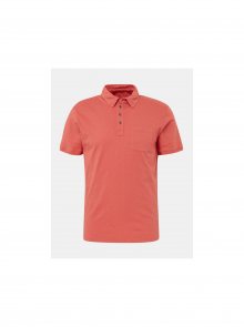 Červené pánské basic polo tričko s kapsou Tom Tailor