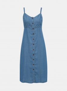 Modré džínové šaty na ramínka Dorothy Perkins