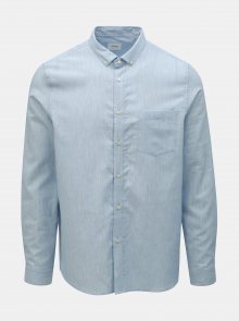 Světle modrá košile s kapsou Burton Menswear London