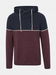 Červeno-modrý žíhaný svetr Jack & Jones Brayson