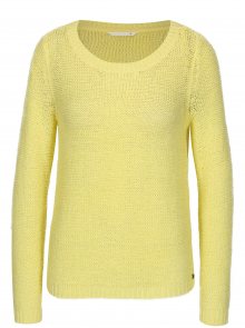 Žlutý průsvitný pletený svetr ONLY Geena