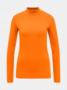 Oranžové tričko se stojáčkem Jacqueline de Yong Ava