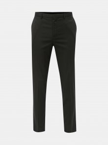 Černé slim fit oblekové kalhoty Burton Menswear London