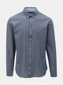 Modrá vzorovaná slim fit košile Jack & Jones Jason