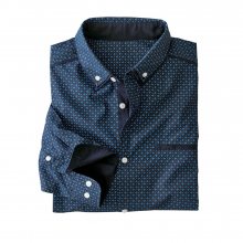 Blancheporte Košile s dvojitým límečkem a dl. rukávy, Qualité Excellence námořnická modrá 39/40