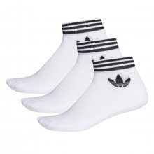 adidas Trefoil Ankle Sock 3Pp bílá 39-42