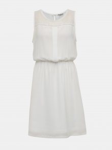 Bílé šaty s ozdobnými detaily ONLY Cherry