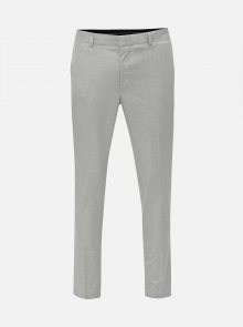 Světle šedé oblekové skinny kalhoty Burton Menswear London