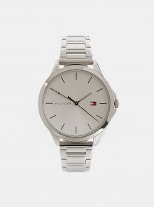 Dámské hodinky s nerezovým páskem ve stříbrné barvě Tommy Hilfiger