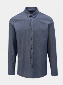 Modrá slim fit košile s drobným vzorem Selected Homme Kris