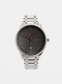 Pánské hodinky s nerezovým páskem ve stříbrné barvě Tommy Hilfiger