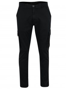 Černé pánské kalhoty s kapsami Calvin Klein Gravel