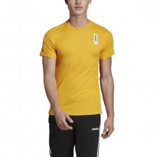 adidas Mens Brilliant Basics T-Shirt žlutá S