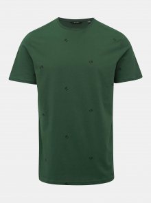 Zelené vzorované tričko ONLY & SONS Kyon