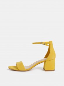 Žluté semišové sandálky ALDO