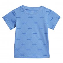 adidas Infant Linear Graphic T-Shirt modrá 80
