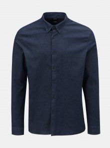 Tmavě modrá džínová košile Burton Menswear London