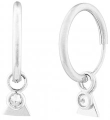 JVD Stříbrné náušnice s trojúhelníky a zirkony SVLE0261SH2BI00