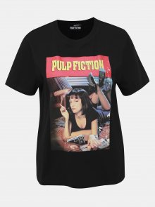 Černé tričko s potiskem TALLY WEiJL Pulp Fiction