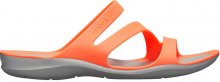 Crocs Dámské pantofle Swiftwater Sandal Paradise Bright Coral/Light Grey 203998-6PK 36-37