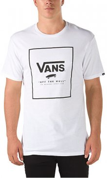 VANS Pánské triko Print Box White/Black VN0A312SYB21 M