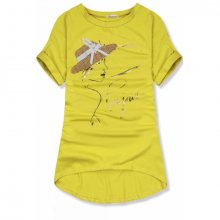 Žluté tričko Bonjour