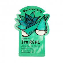 Tony Moly Hydratační pleťová maska s aloe vera I`m Real (Aloe Moisturizing Mask) 21 g