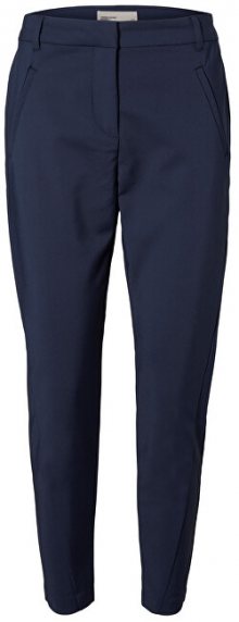 Vero Moda Dámské kalhoty VMVICTORIA NW ANTIFIT ANKLE PANTS NOOS Navy Blazer XS/30
