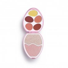 Revolution Paletka očních stínů a rozjasňovačů I Heart Revolution Easter Egg Flamingo 5 x 2,5 g + 2 x 4,2 g