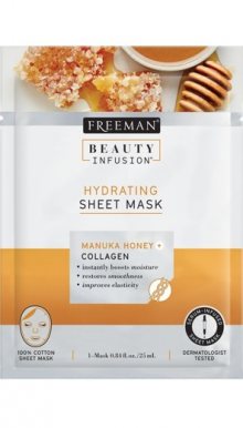 Freeman Hydratační látková maska Manukový med a kolagen Beauty Infusion (Hydrating Sheet Mask) 25 ml